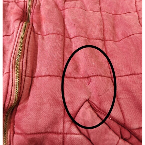 Free People Dolman Quilted Knit Jacket Top Christmas Cozy Warm Festive S 284143 - Picture 10 of 10